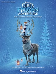 Olaf's Frozen Adventure piano sheet music cover